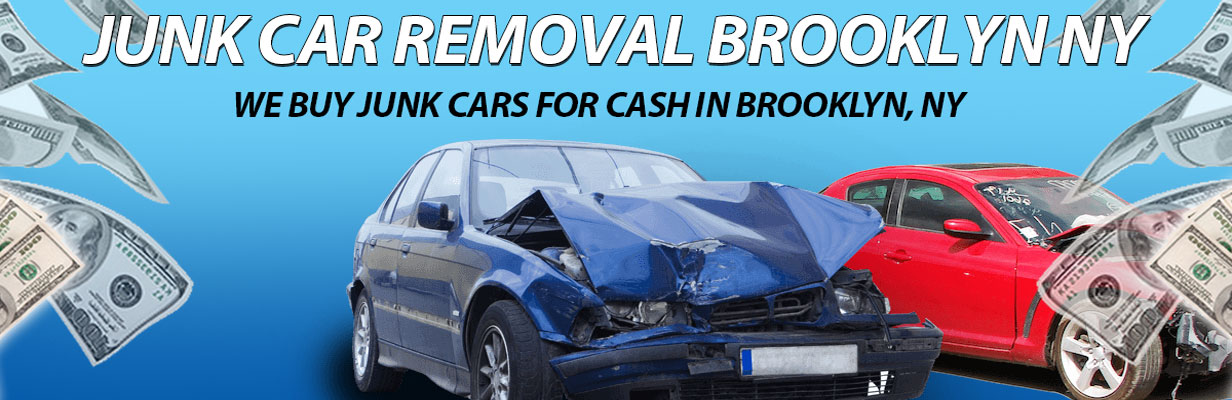 showing junk-car-removal-brooklyn-ny.com header with logo and vehicle lineup